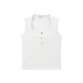 Women's Horseshoe-Neck Slim-Fit Tank Top